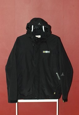 Vintage Burton Snowboarding Hoodie Jacket Black Logo 