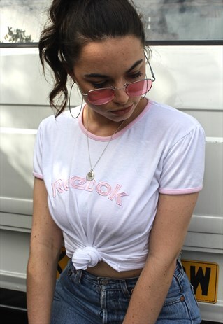 90'S BABY PINK SPELL-OUT T-SHIRT