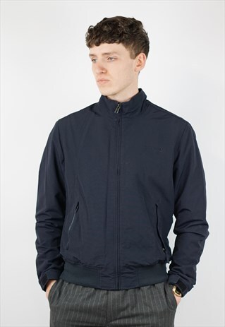 VINTAGE WOOLRICH NAVY BOMBER JACKET
