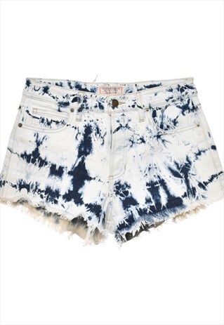 VINTAGE GUESS ACID WASH DENIM SHORTS - W29 L2