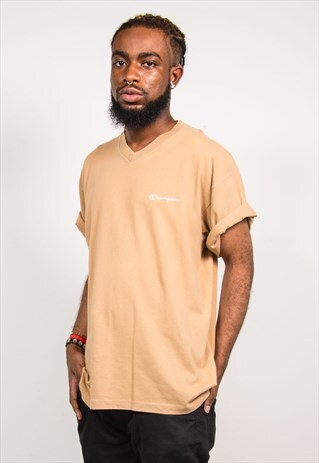 CHAMPION VINTAGE 90'S TAN T-SHIRT
