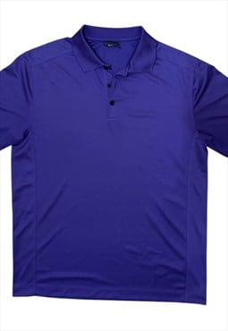 Vintage Mens Nike Golf dri fit purple polo shirt