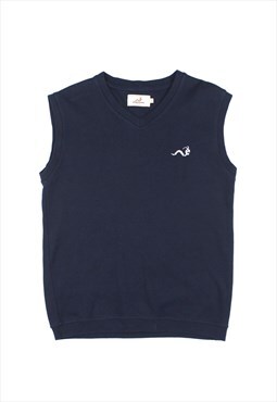 Navy Sweater Vest by Woodworm Golf
