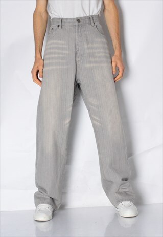 Y2K FADED GREY JEANS