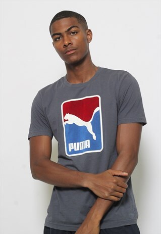 VINTAGE PUMA T-SHIRT GREY