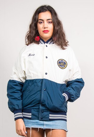 VINTAGE 90'S USA BASEBALL BOMBER STYLE JACKET