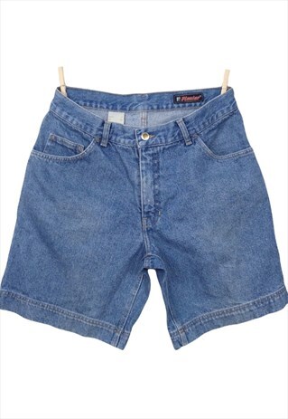 VINTAGE JEAN SHORTS 80S UTILITY STREETWEAR HIGH RISE BERMUDA