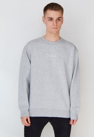 GREY DECIDE (WHITE) SWEATSHIRT
