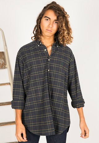 VINTAGE 80S POLO RALPH LAUREN SHIRT / R0031