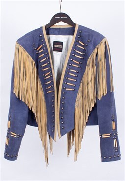 Vintage North American Frontier Western Tassel Jacket