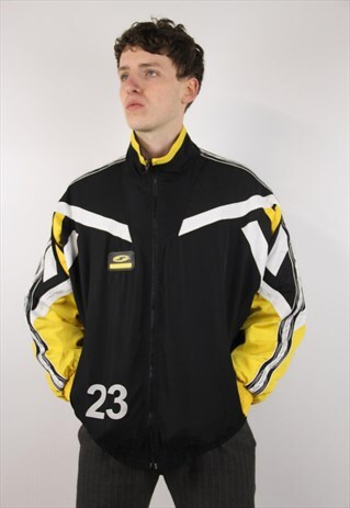 VINTAGE BLACK 90S SPORTS JACKET