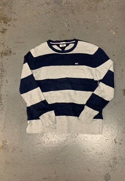 Tommy Hilfiger Knitted Jumper Striped Patterned Sweater