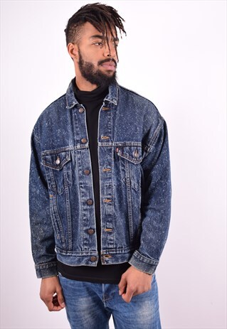 LEVI'S MENS VINTAGE DENIM JACKET MEDIUM BLUE 90'S