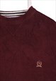 VINTAGE 90'S TOMMY HILFIGER SWEATSHIRT HEAVYWEIGHT KNITTED