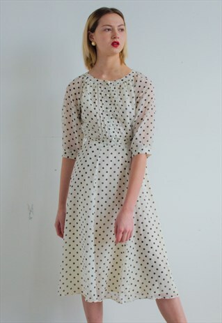 POLKA DOT SWING DRESS