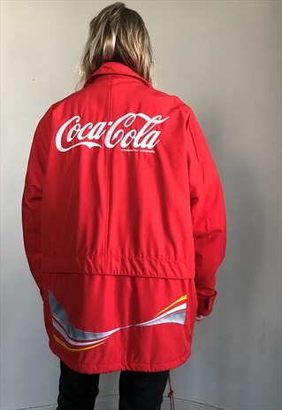 VINTAGE 90' OLDSCHOOL COOL UNISEX OFFICIAL COCA COLA JACKET
