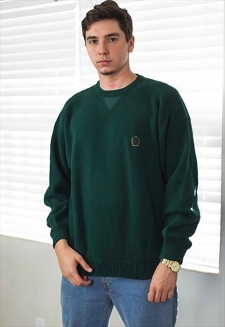 VINTAGE TOMMY HILFIGER JUMPER SWEATER LOGO 90S L 30