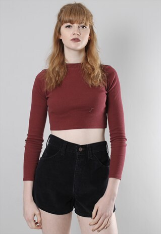 VINTAGE 90S LEVI'S BLACK CORD HIGH WAISTED SHORTS