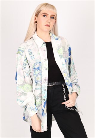 VINTAGE PATTERN SHIRT NS502