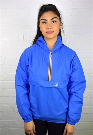 VINTAGE 90'S K-WAY WINDBREAKER PULLOVER JACKET