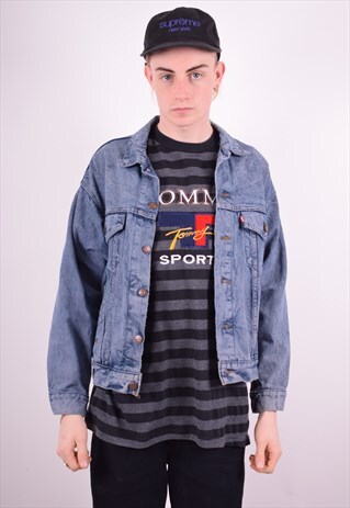LEVI'S MENS VINTAGE DENIM JACKET MEDIUM BLUE 90'S