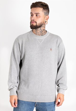 VINTAGE 80S TOMMY HILFIGER KNIT JUMPER / S0205