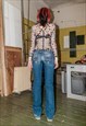 VINTAGE Y2K LOW-RISE CLASSIC JEANS IN DARK WASH
