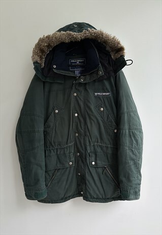 VINTAGE POLO SPORT RALPH LAUREN PUFFER PARKA JACKET