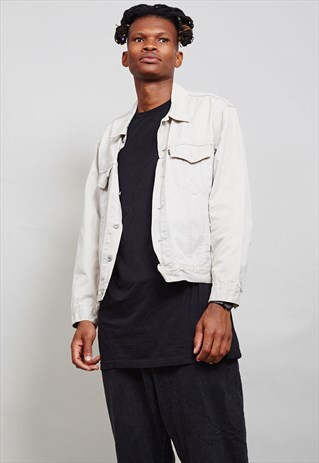 BEIGE VINTAGE BLACK TAB LEVI'S DENIM JACKET