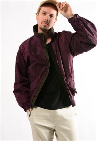 VINTAGE FLEECE LINED COLUMBIA JACKET