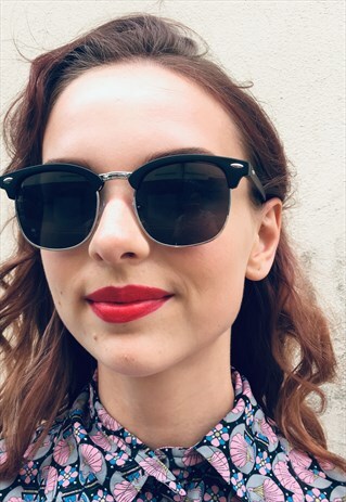 VINTAGE BLACK CLUBMASTER SUNGLASSES