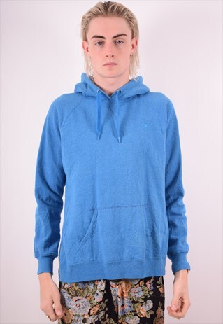 CHAMPION MENS VINTAGE HOODIE JUMPER XL BLUE 90S