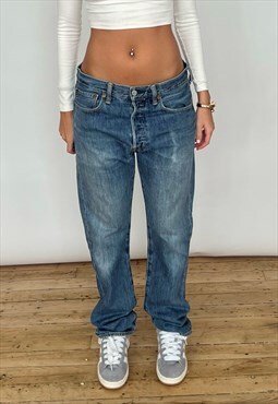 Vintage Levi's 501 Jeans Women's Dark Blue