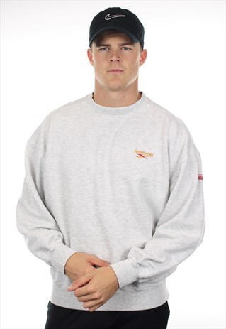 VINTAGE 90S REEBOK SMALL LOGO SWEATSHIRT JUMPER