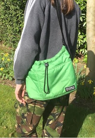 UNISEX POLO RALPH LAUREN HANDBAG BAG GREEN FESTIVAL BOHO 90S
