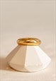 Gold Chunky Statement Dome Ring - Bold Minimalist Jewellery
