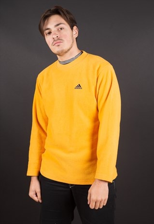 MINIMALISTIC LOGO ADIDAS CREWNECK FLEECE TOP