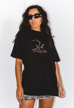 Vintage 90s Beauty and The Beast Graphic Disney T-shirt