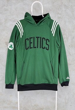 NBA Boston Celtics Adidas Hoodie Green Pullover Small