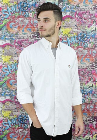 VINTAGE 90S RALPH LAUREN SHIRT. UNISEX