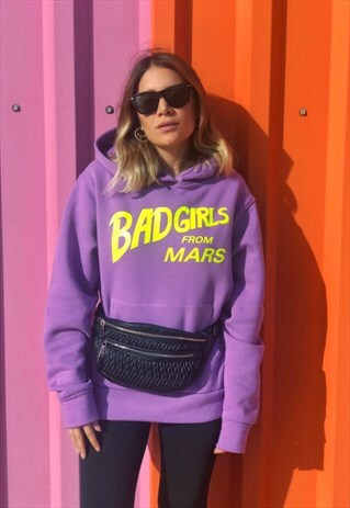 LILAC BAD GIRLS FROM MARS HOODIE