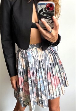 Mini Floral Pastel Cute Romantic Girly Summer Skirt XS
