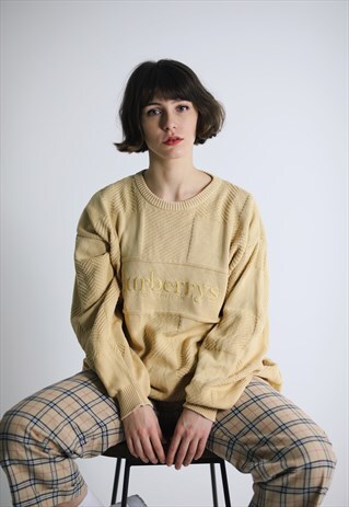 RARE VINTAGE BURBERRY OG JUMPER SWEATSHIRT