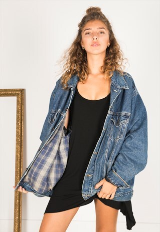 VINTAGE 80S LEVIS ORIGINAL BLANKET JACKET / 1150 / 402