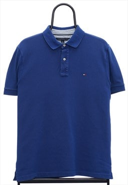 Vintage Tommy Hilfiger Blue Polo Shirt Mens