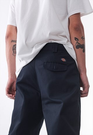 VINTAGE DICKIES WORKWEAR PANTS TROUSERS 90S NAVY BLUE