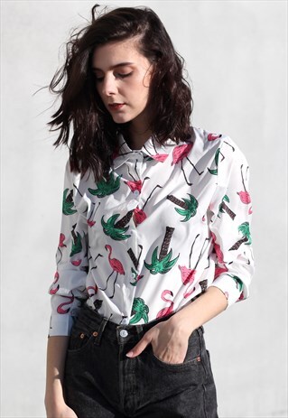 CRANE PRINT SHIRT