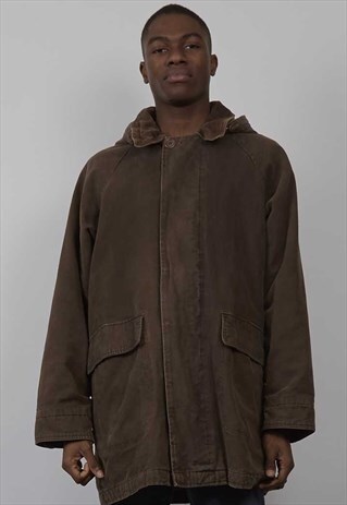 VINTAGE 90'S TIMBERLAND BROWN UTILITY COAT