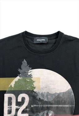 Black dsquared hiking vintage sweatshirt