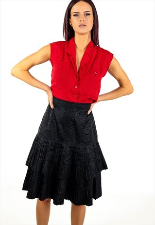VINTAGE PLEATED SKIRT ACSK25